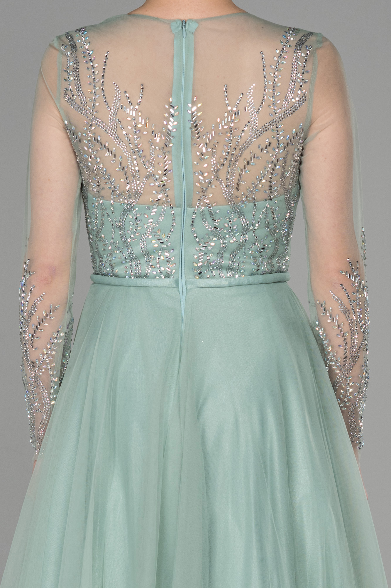 Robe De Soirée Verte Menthe London - Taille 36 (UK8) - Sans Manches Genou - Neuf Avec étiquettes - Cocktail