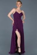 Robe de Soirée Longue Violet ABU804