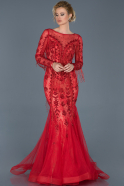 Haute Couture Longue Rouge ABU1518