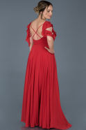 Robe Grande Taille Longue Rouge ABU719