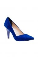 Chaussures De Soirée En Daim Sax Bleu BA114
