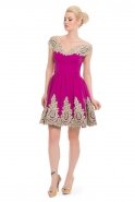 Robe De Soirée Fuchsia O9073