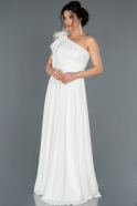 Robe de Fiançaille Longue Blanc ABU1293