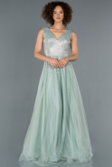 Long Turquoise Engagement Dress ABU1017