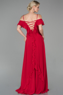 Robe de Soirée Longue Rouge ABU1600