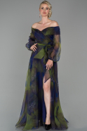 Robe de Soirée Longue Violet ABU1603