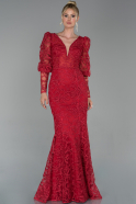 Haute Couture Longue Rouge ABU1652