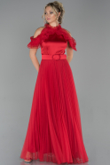 Robe de Soirée Longue Rouge ABU1788