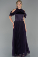 Robe de Soirée Longue Violet ABU1788