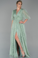 Robe De Soirée Longue Turquoise ABU1604