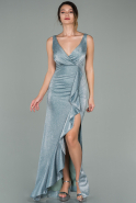 Long Turquoise Evening Dress ABU389
