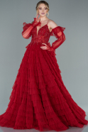 Haute Couture Longue Rouge ABU2328