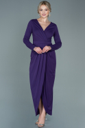 Robe de Soirée Longue Violet ABU2691