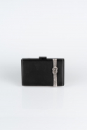 Black Satin Box Bag VT9275