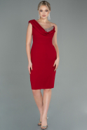 Short Red Invitation Dress ABK1455
