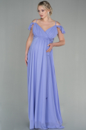 Lila Long Pregnancy Evening Dress ABU756