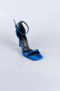 Chaussure de soirée Satin Bleu Saxe AB700