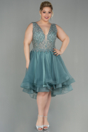 Robe Grande Taille Midi Menthe ABK1671