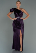 Robe de Soirée Longue Violet ABU3099