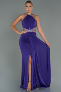 Robe de Soirée Longue Violet ABU3106