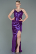 Robe De Soirée Longue Violet ABU3057