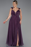 Long Purple Oversized Evening Dress ABU3174