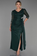 Robe Grande Taille Longue Émeraude ABU3279