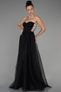 Robe de Soirée Longue Noir ABU3311