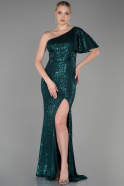 Long Emerald Green Mermaid Evening Dress ABU1891