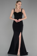 Robe De Soirée Longue Noir ABU3345