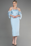 Robe de Cérémonie Midi Bleu clair ABK1906