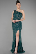 Smaragdgrün Designer Abendkleid Lang ABU3503