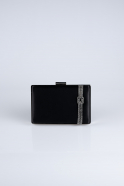 Black-Black Satin Box Bag VT9275