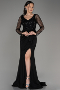 Robe de Soirée Longue Noir ABU3283