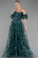 Robe de Soirée Longue Vert ABU4064