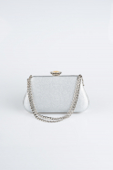 Sac de Soirée Luxe Argent SH834