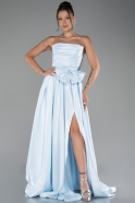 Robe De Soirée Longue Bleu clair ABU4015