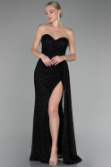 Robe de Soirée Longue Noir ABU4114