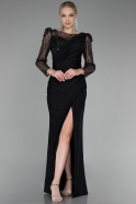 Robe de Soirée Longue Noir ABU4117