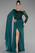 Robe De Soirée Longue Émeraude ABU3511