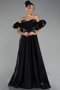 Robe De Soirée Longue Noir ABU3950