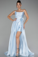 Robe De Soirée Longue Bleu clair ABU3793