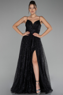 Robe de Soirée Longue Noir ABU4152