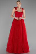 Robe de Soirée Longue Rouge ABU4172