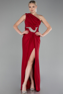 Robe De Soirée Longue Rouge ABU4116