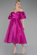 Tenue de Soirée Midi Fushia ABK2127