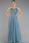 Robe de Soirée Longue Menthe ABU4183