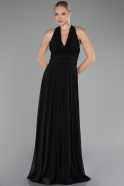 Robe de Soirée Longue Noir ABU4188