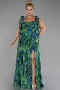 Robe de Soirée Longue Vert ABU4203