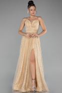 Robe De Soirée Longue Or ABU4152